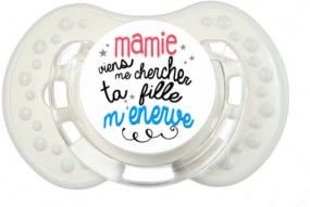 Tétine de bébé mamie viens me chercher ta fille m’énerve garçon