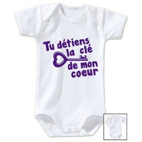 Body de bébé je suis à croquer fille