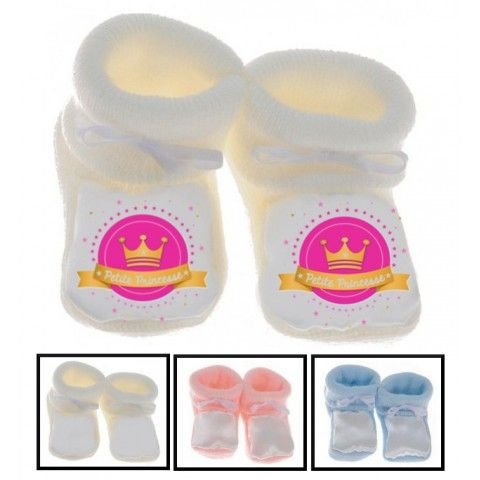 Chaussons de bébé je suis à croquer fille