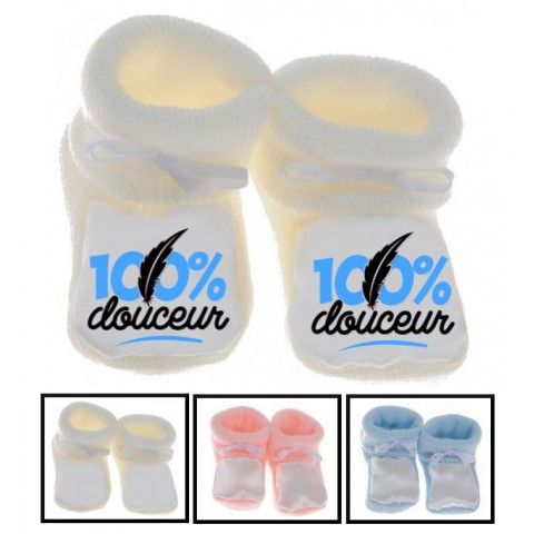 Chaussons de bébé je suis le bébé de l’amour