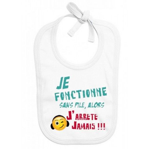 Bavoir de bébé je ne râle pas je m'exprime