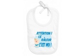 Bavoir de bébé je ne râle pas je m'exprime