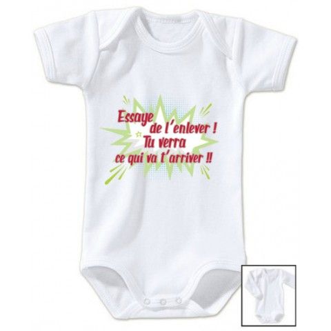 Body de bébé bébé rebelle