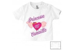 Tee-shirt de bébé c’est pas que je ne t’écoute pas c’est juste que je m’en fous