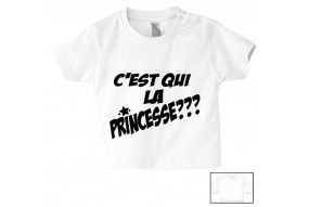 Tee-shirt de bébé c’est pas que je ne t’écoute pas c’est juste que je m’en fous