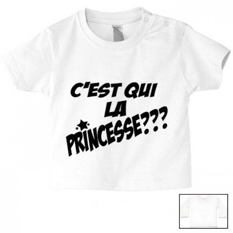 Tee-shirt de bébé c’est pas que je ne t’écoute pas c’est juste que je m’en fous