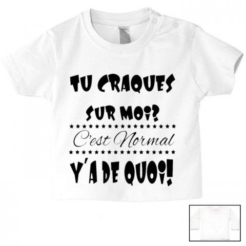 Tee-shirt de bébé je ne râle pas je m'exprime