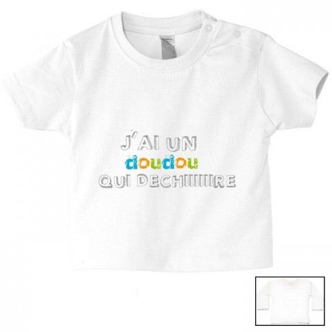 Tee-shirt de bébé je ne râle pas je m'exprime