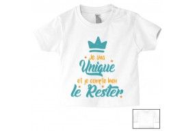 Tee-shirt de bébé c’est pas que je ne t’écoute pas c’est juste que je m’en fous fille