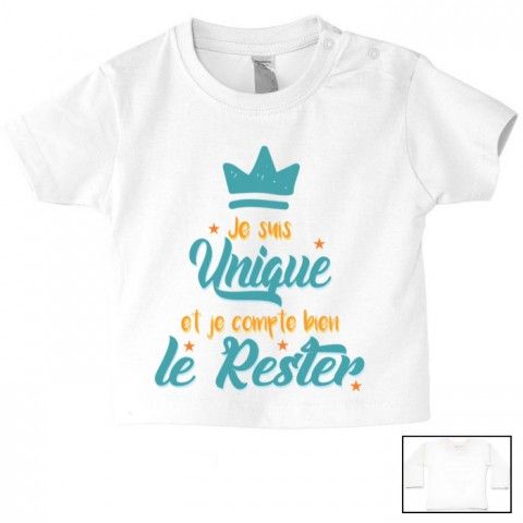 Tee-shirt de bébé c’est pas que je ne t’écoute pas c’est juste que je m’en fous fille