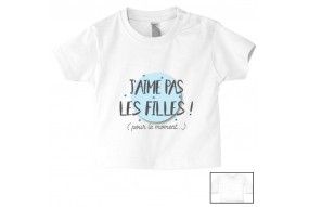 Tee-shirt de bébé je ne râle pas je m'exprime