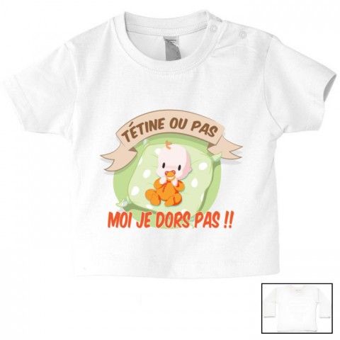 Tee-shirt de bébé je ne râle pas je m'exprime