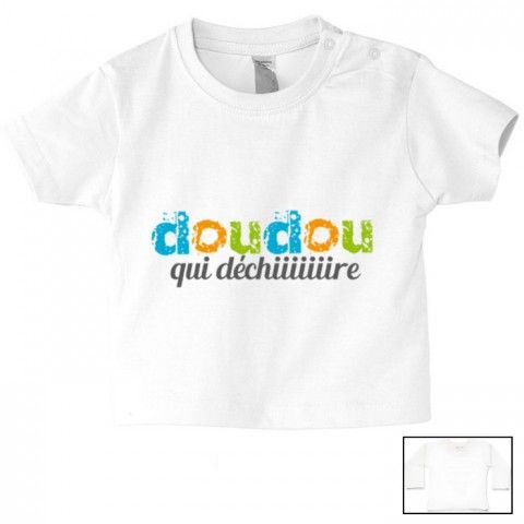 Tee-shirt de bébé je ne râle pas je m'exprime