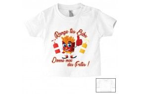 Tee-shirt de bébé je ne râle pas je m'exprime