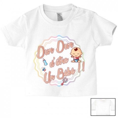 Tee-shirt de bébé c’est pas que je ne t’écoute pas c’est juste que je m’en fous