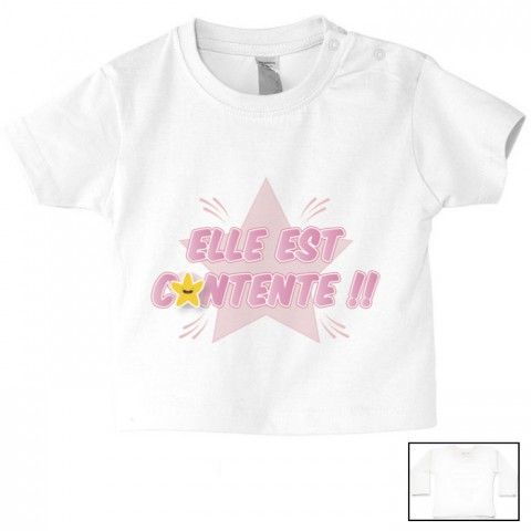 Tee-shirt de bébé je ne râle pas je m'exprime