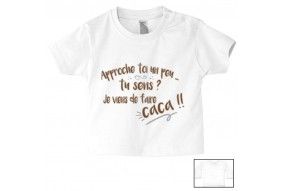 Tee-shirt de bébé je ne râle pas je m'exprime