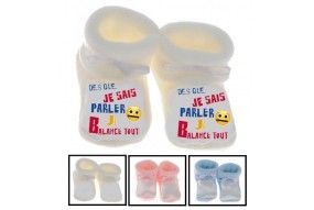 Chaussons de naissance je ne râle pas je m'exprime