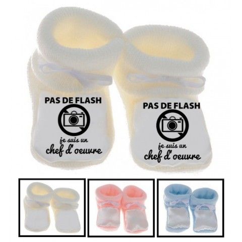 Chaussons de naissance je ne râle pas je m'exprime