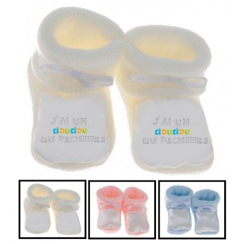 Chaussons de naissance je ne râle pas je m'exprime