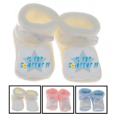 Chaussons de naissance bébé rebelle