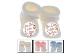 Chaussons de naissance dur dur d’être un bébé