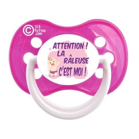 Tétine de bébé humour je ne râle pas je m'exprime