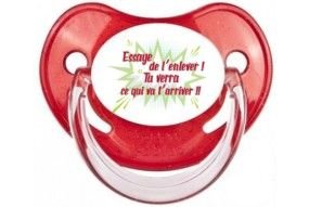 Tétine de bébé humour je ne râle pas je m'exprime