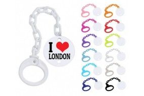 Attache tétine i love London