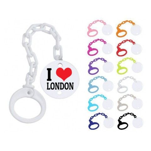 Attache tétine i love London