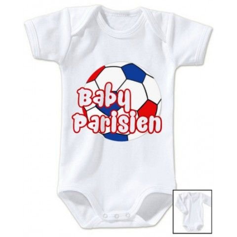 Body de bébé baby Parisien foot