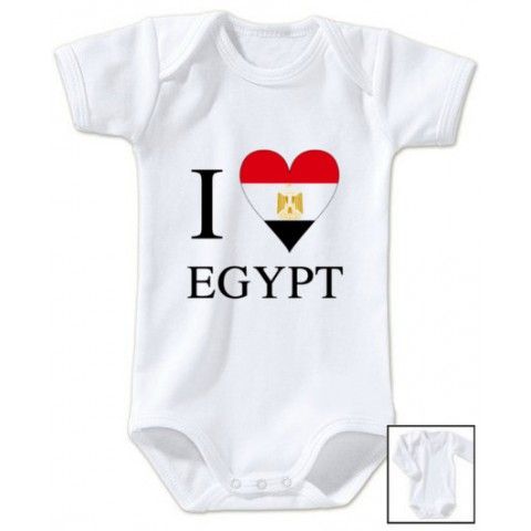 Body de bébé i love Egypt