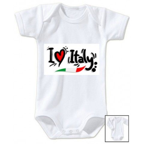 Body de bébé i love Italy