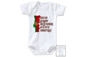 Body de bébé j’aime pas les blagues sur les Portugais ça me met de mauvais poils