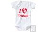 Body de bébé i love Tunisia bold