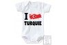 Body de bébé i love Turquie bold