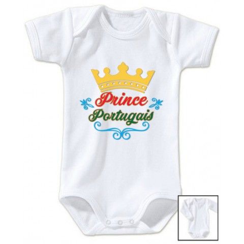 Body de bébé  prince Portugais