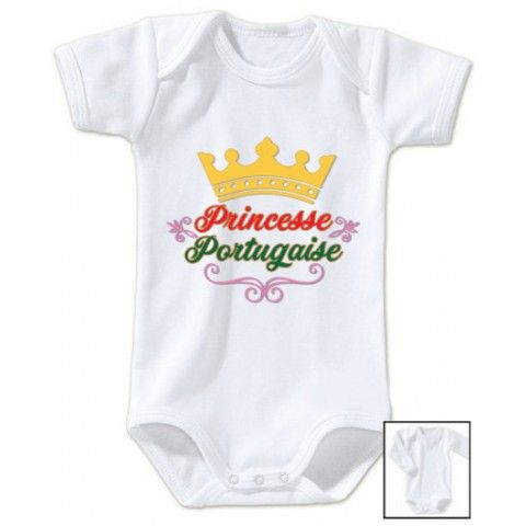 Body de bébé princesse Portugaise