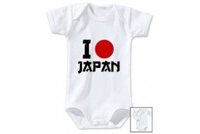 Body de bébé  i love Japan