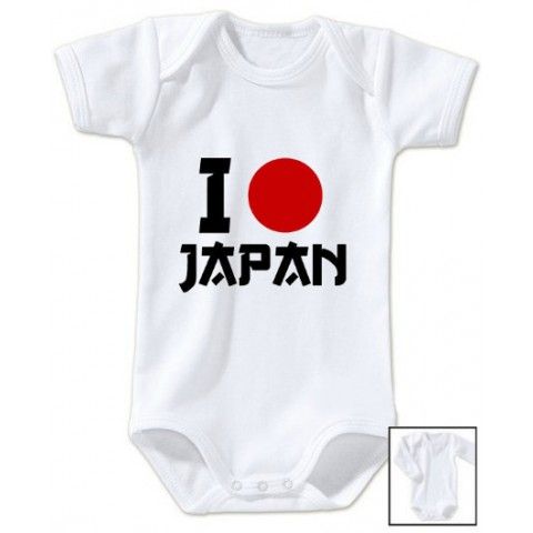 Body de bébé  i love Japan