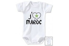 Body de bébé j’aime Maroc