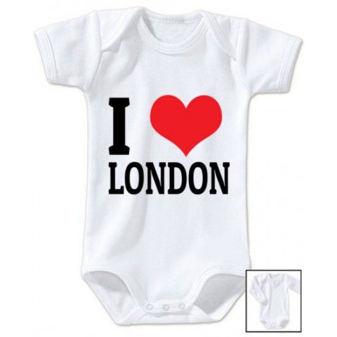 Body de bébé i love London