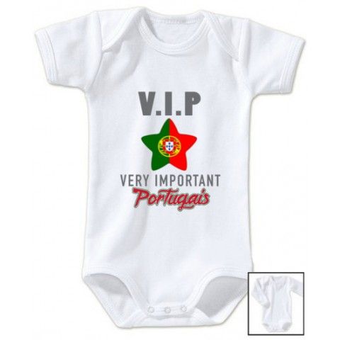 Body de bébé VIP Very Important Portugais