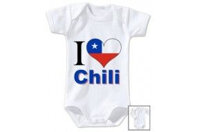 Body de bébé i love Chili