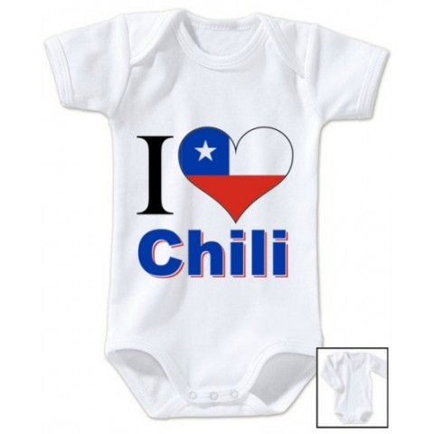 Body de bébé i love Chili