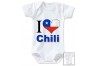 Body de bébé i love Chili