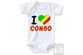 Body de bébé i love Congo