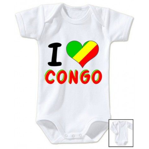 Body de bébé i love Congo