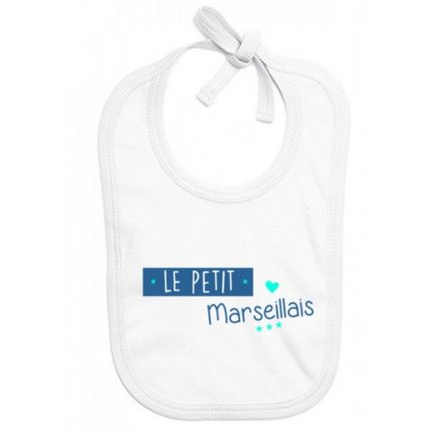 Bavoir de bébé le petit Marseillais