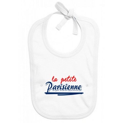 Bavoir de bébé la petite Parisienne bold